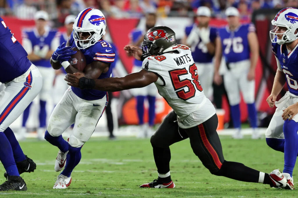 Bucs Vs. Bills: Most Disappointing In Preseason Week 3 3 Bucs Olb Markees Watts - Photo By: Usa Today