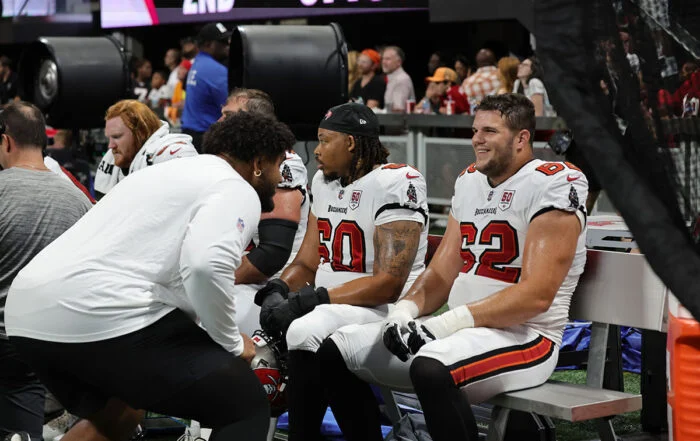 Bucs C Graham Barton And Lt Tristan Wirfs