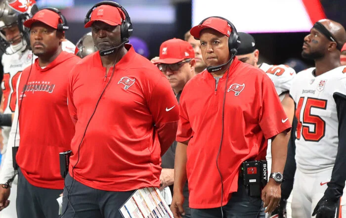 Bucs Hc Todd Bowles And Pass Game Coordinator George Edwards