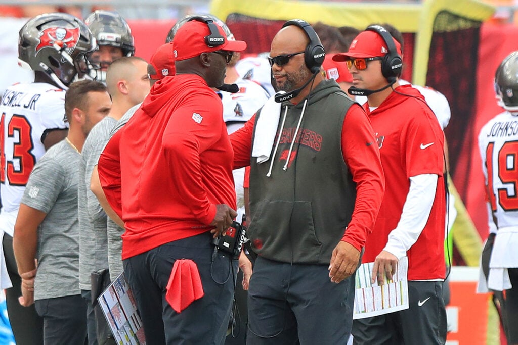 Bucs Hc Todd Bowles And St Coordinator Thomas Mcgaughey