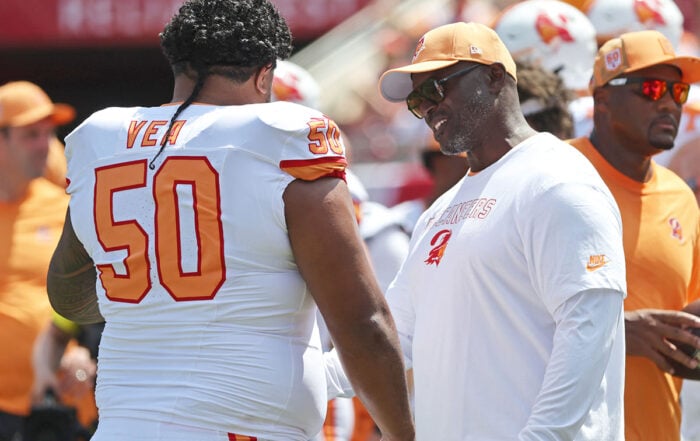 Bucs Dt Vita Vea And Hc Todd Bowles