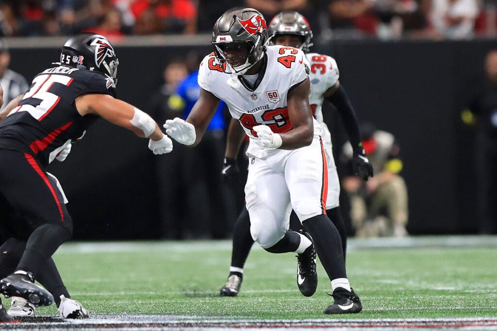 Bucs’ Pass Rush Faces Big Test Without Haason Reddick Vs. Saints 3 Bucs Olb Chris Braswell