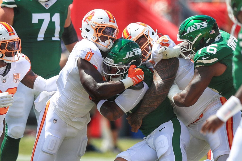 Pewter Report Podcast: Bucs Front Office Has A Busy Offseason 3 Bucs Olb Yaya Diaby And Jets Rb Breece Hall