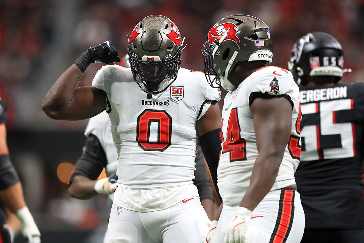 Bucs Olb Yaya Diaby And Dt Calijah Kancey