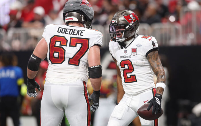 Bucs Wr Emeka Egbuka And Rt Luke Goedeke