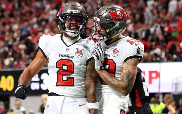 Bucs Wrs Emeka Egbuka And Mike Evans