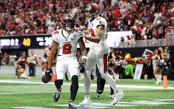 Bucs Wrs Emeka Egbuka And Mike Evans