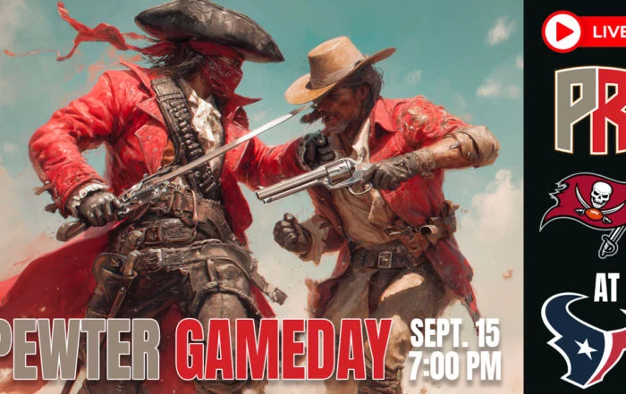 Bucs At Texans Pewter Gameday