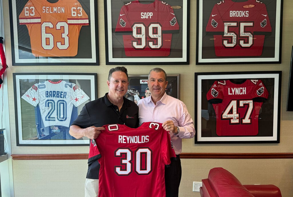 Pewter Report'S Scott Reynolds With Bucs Coo Brian Ford 