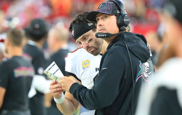 Grizzard Josh Baker Mayfield Bucs 49Ers Play Sheet