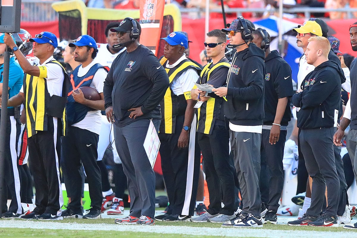Grizzard-Josh-Todd-Bowles-Bucs-49Ers Bucs Hc Todd Bowles And Oc Josh Grizzard