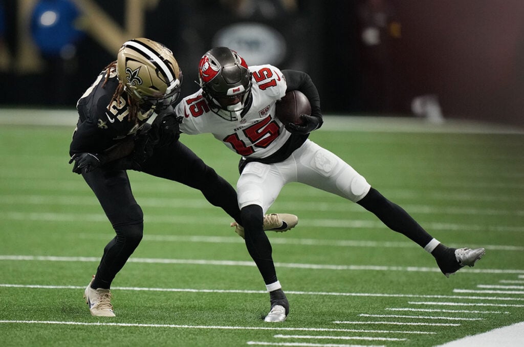 Week 8 Snap Count Analysis: Bucs At Saints 4 Bucs Wr Tez Johnson
