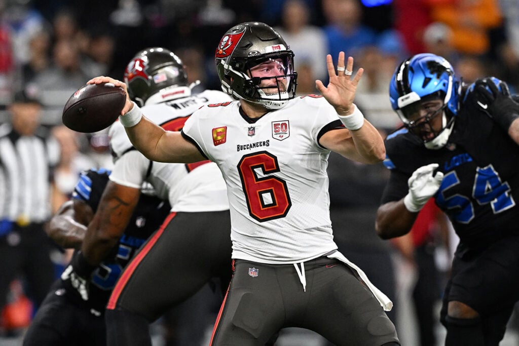 Bucs Struggle From Start To Finish, Lose 24-9 To Lions 4 Bucs Qb Baker Mayfield