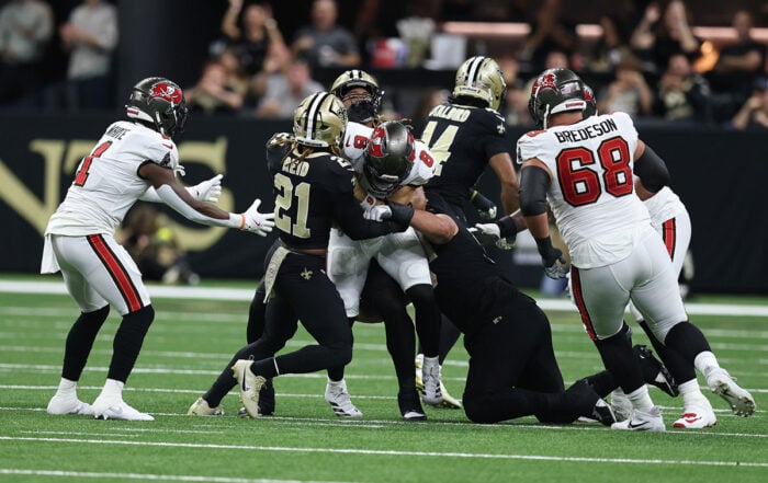 Bucs Qb Baker Mayfield And Saints S Justin Reid