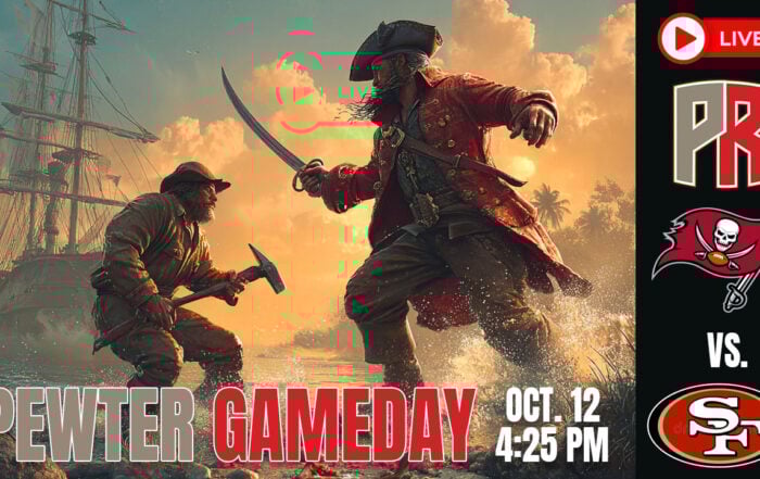 Bucs 49Ers Pewter Gameday