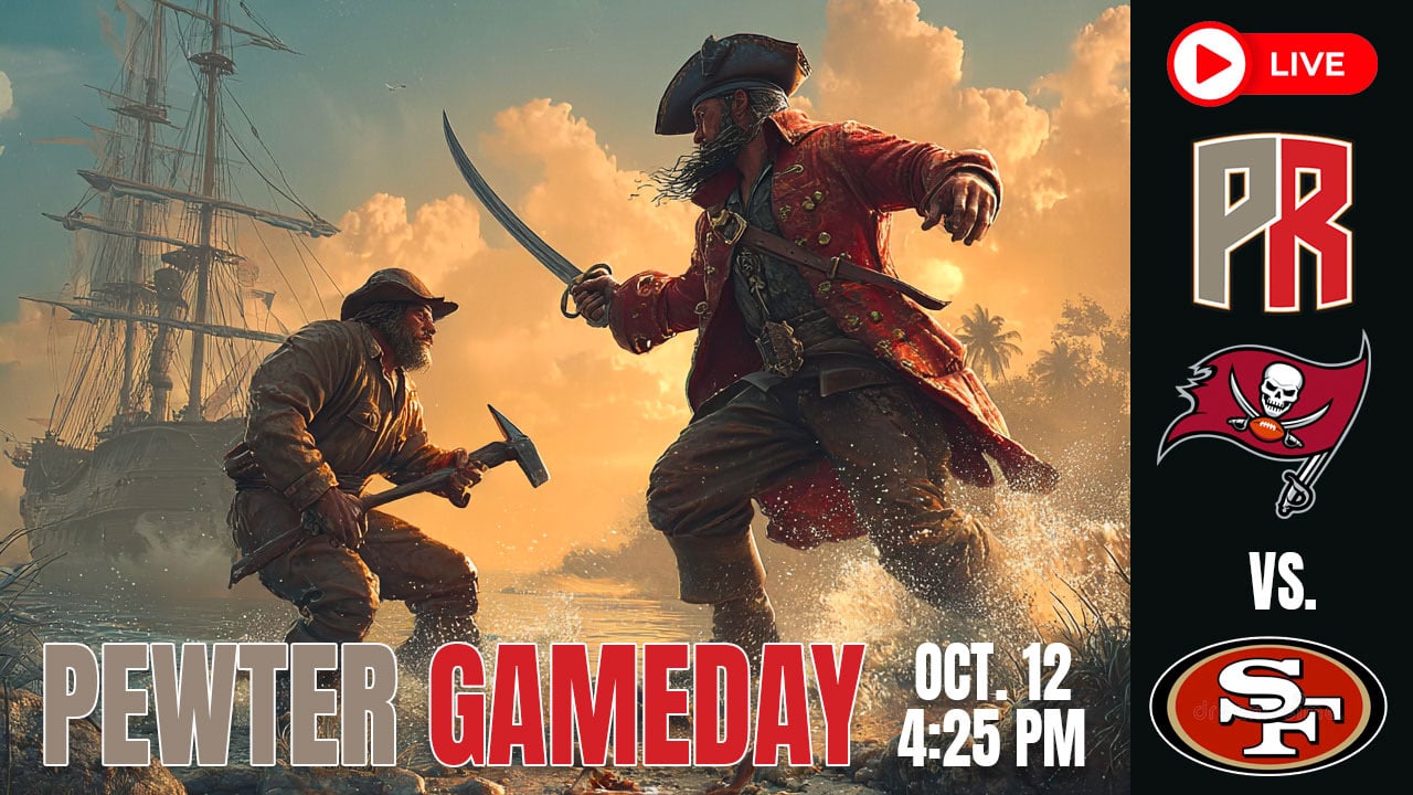 Bucs 49Ers Pewter Gameday