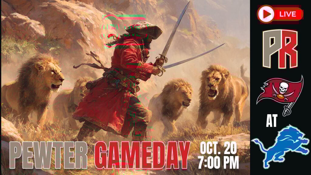 Bucs Lions Pewter Gameday