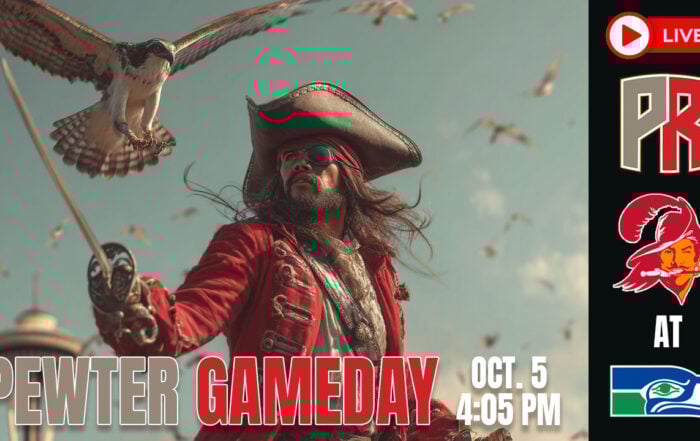 Bucs Seahawks Pewter Gameday