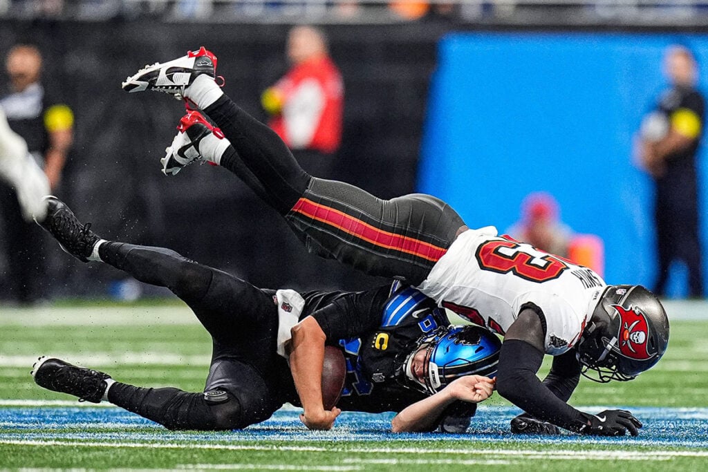Bucs At Lions: Most Impressive In Week 7 6 Bucs Ss Tykee Smith And Lions Qb Jared Goff