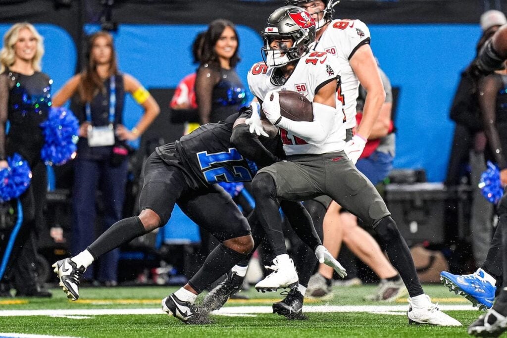 Pewter Report Podcast: Disaster In Detroit! Bucs Fall To 5-2 3 Bucs Wr Tez Johnson, Photo By: Usa Today
