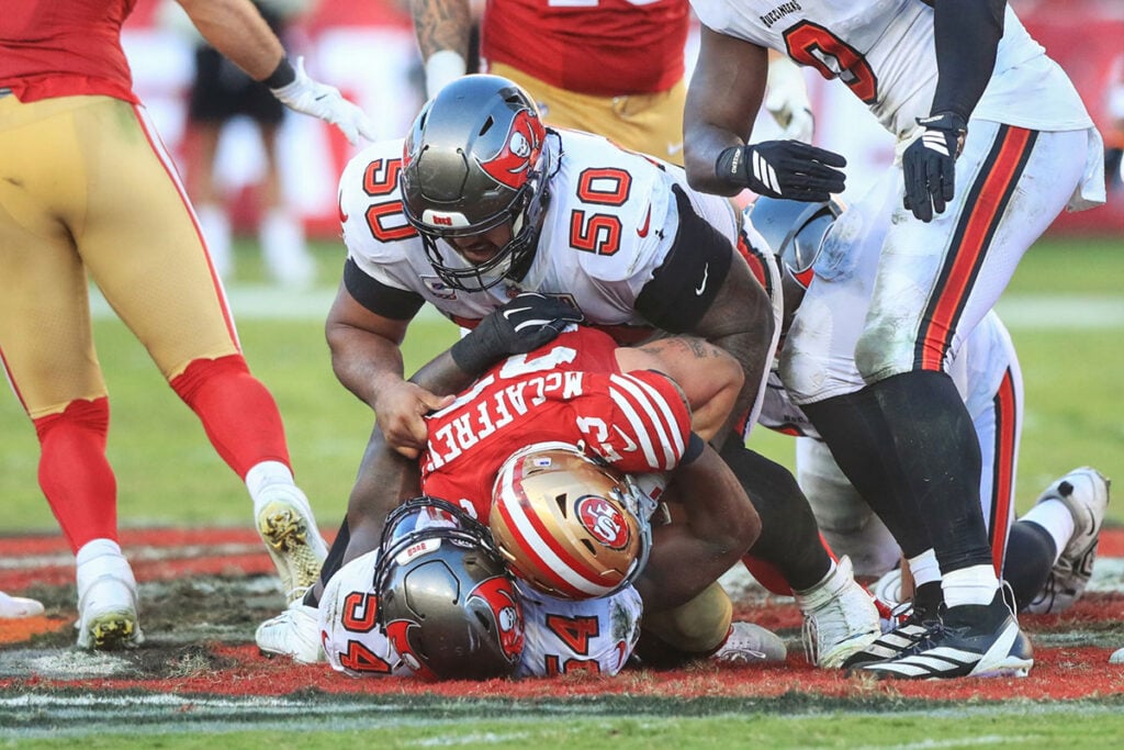 Bucs Vs. 49Ers: Most Disappointing In Week 6 4 Bucs Dt Vita Vea And 49Ers Rb Christian Mccaffrey