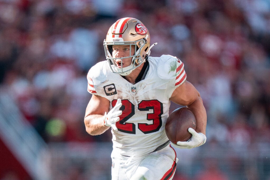 Can Bucs Contain Christian Mccaffrey? 49Ers Offense Looms As Next Big Test 3 49Ers Rb Christian Mccaffrey