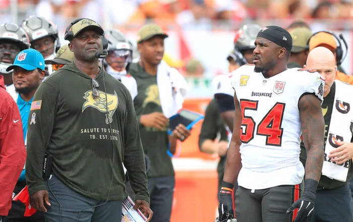Bucs Head Coach Todd Bowles And Ilb Lavonte David