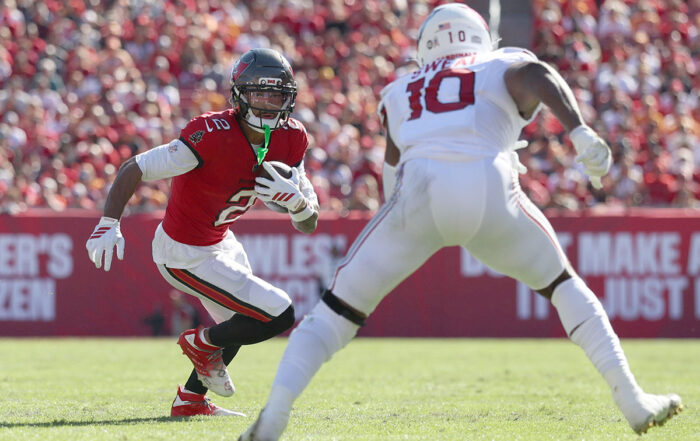 Bucs Wr Emeka Egbuka And Cardinals De Josh Sweat