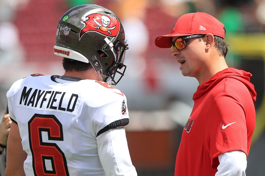 Bucs Qb Baker Mayfield And Oc Josh Grizzard