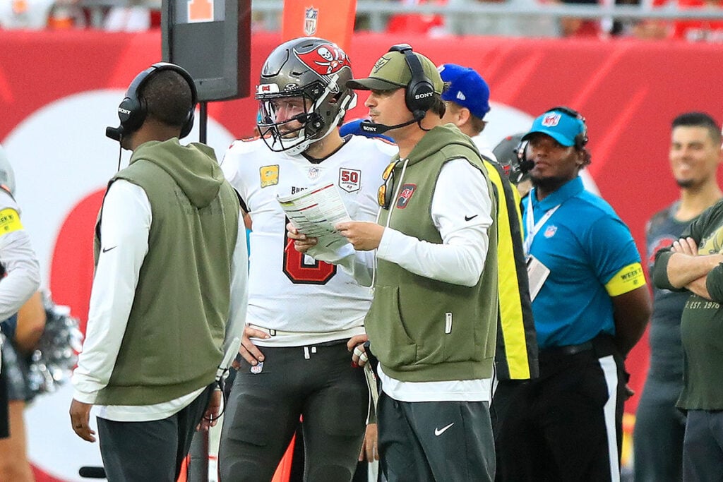 2-Point Conversion: The Sky Isn'T Falling, Bucs Fans 4 Bucs Qb Baker Mayfield And Oc Josh Grizzard