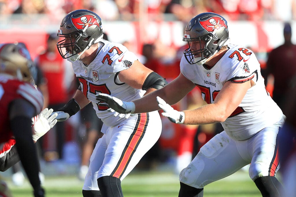 Bucs Vs. Patriots Gameday Inactives For Week 10 5 Haggard Luke Charlie Heck Bucs 49Ers Pass Pro