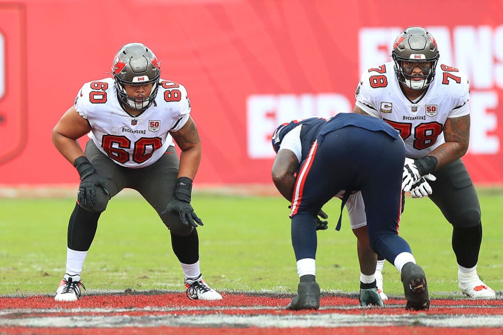 Bucs G Michael Jordan And Lt Tristan Wirfs