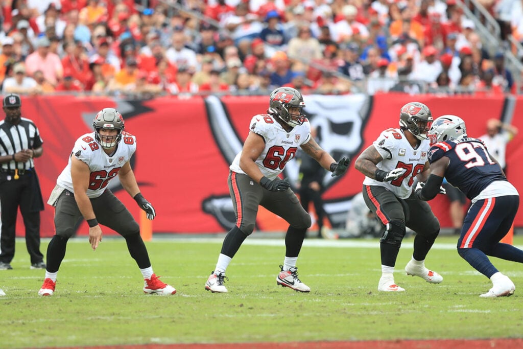 Bucs C Graham Barton, Lg Mike Jordan And Rt Tristan Wirfs