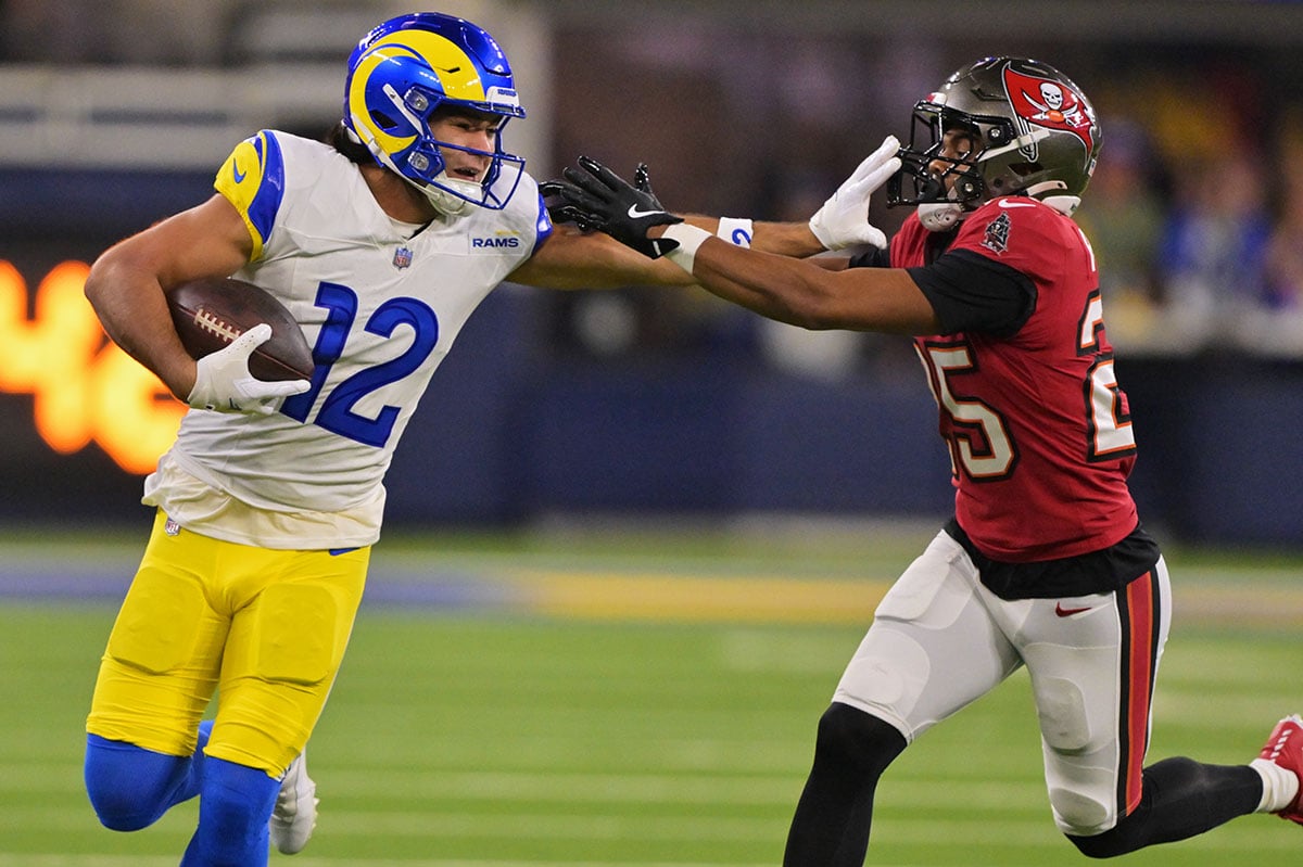 Rams Wr Puka Nacua And Bucs Cb Jacob Parrish