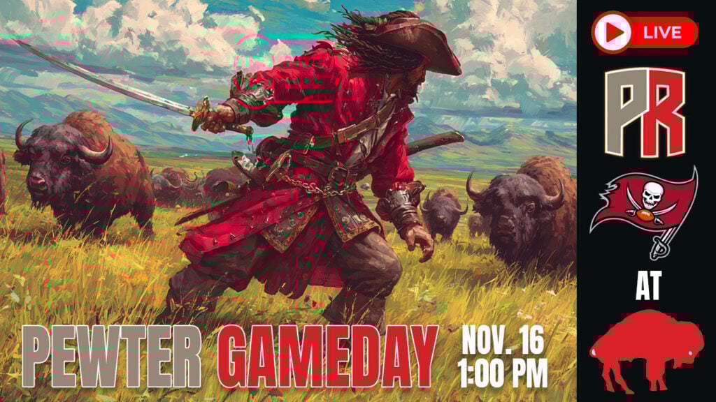 Pewter Pregame: Bucs At Bills – Watch Sunday 9:00 Am Et 4 Bucs Bills Pewter Gameday