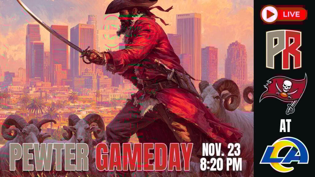 Bucs Rams Pewter Gameday