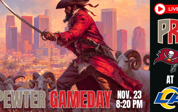 Bucs Rams Pewter Gameday