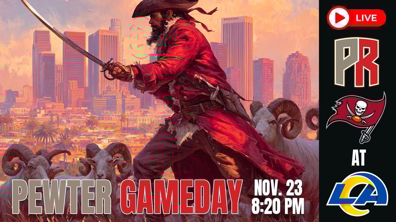 Bucs Rams Pewter Gameday