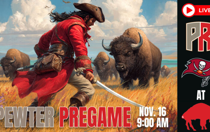 Bucs Bills Pewter Pregame