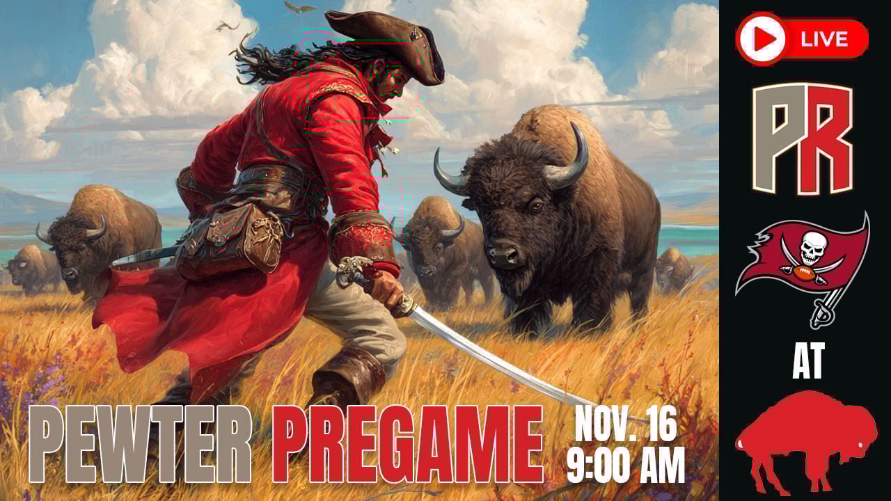 Pewter-Pregame-Bills-Week-11 Bucs Bills Pewter Pregame