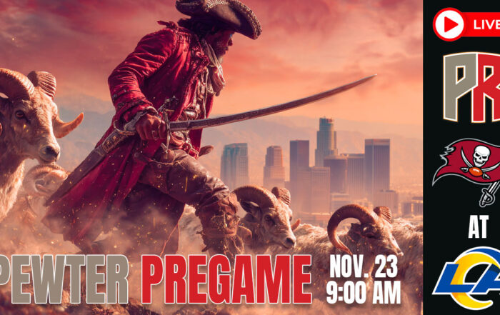 Pewter Pregame Bucs Rams