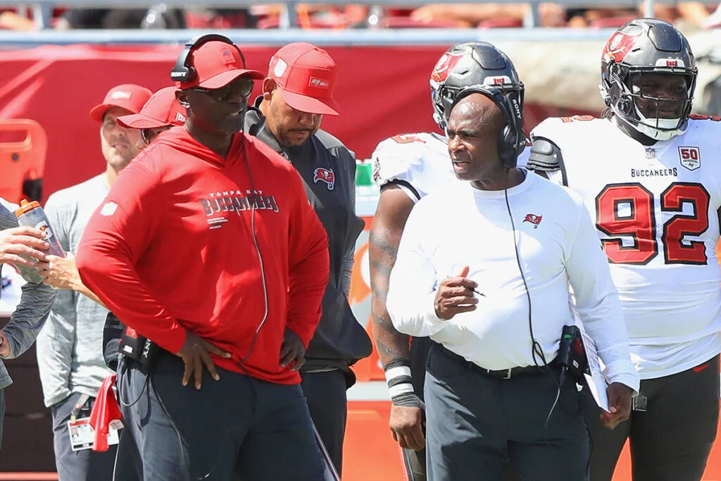 Bucs Hc Todd Bowles And Dl Coach Charlie Strong