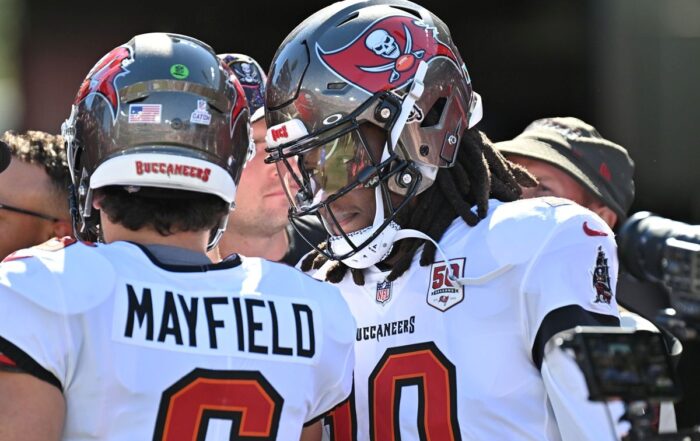 Bucs Qbs Baker Mayfield And Teddy Bridgewater