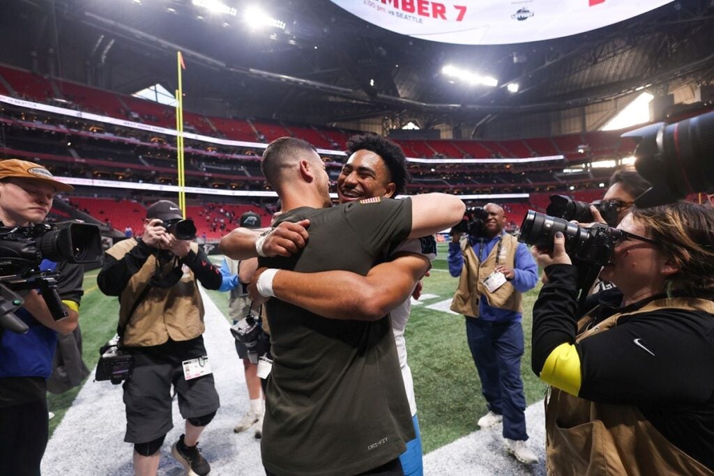 Bucs' Week 11 Loss Hurts In More Ways Than One 2 Panthers Hc Dave Canales And Qb Bryce Young