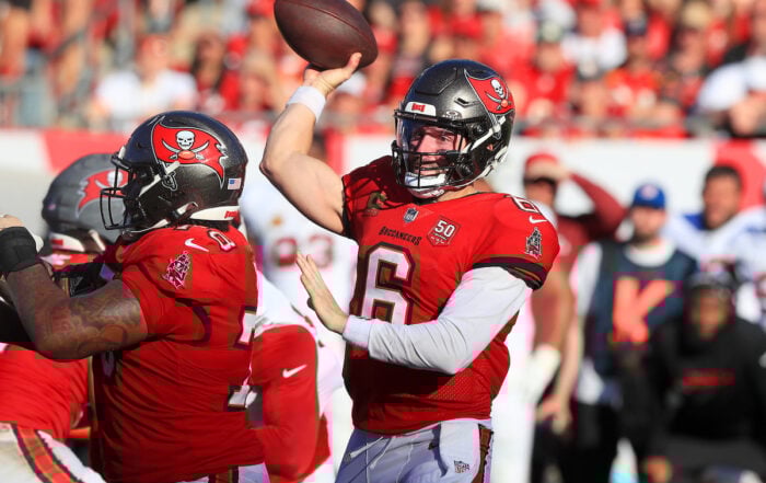 Bucs Qb Baker Mayfield - Photo By: Cliff Welch P/R
