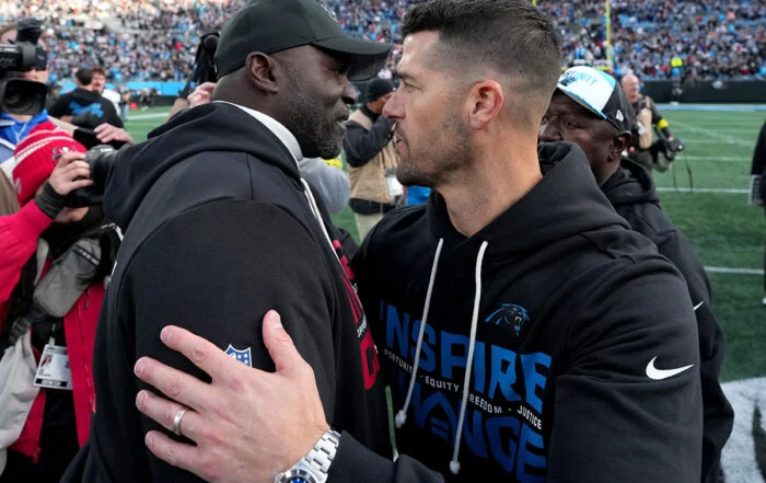 Bucs Hc Todd Bowles And Panthers Hc Dave Canales