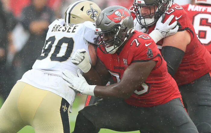 Bucs Lt Ben Chukwuma And Saints Dt Bryan Bresee