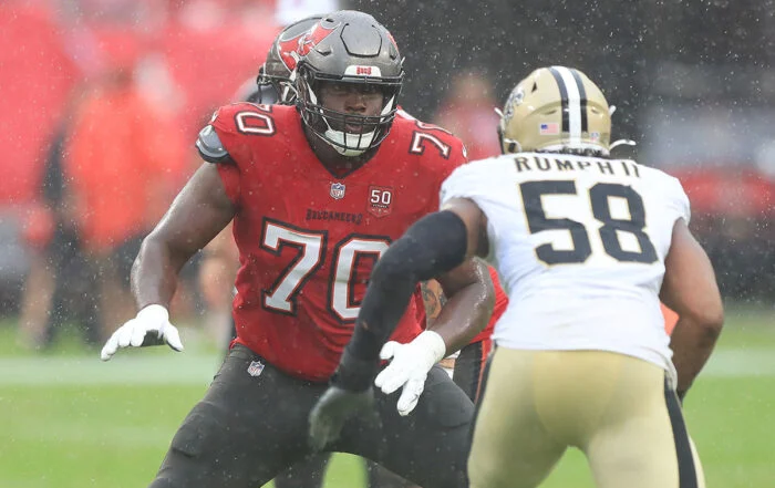 Bucs Lt Ben Chukwuma And Saints Lb Mike Rumph