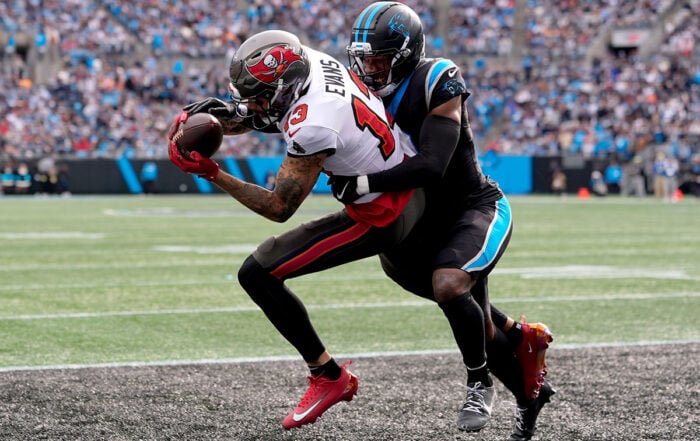 Bucs Wr Mike Evans And Panthers Cb Mike Jackson