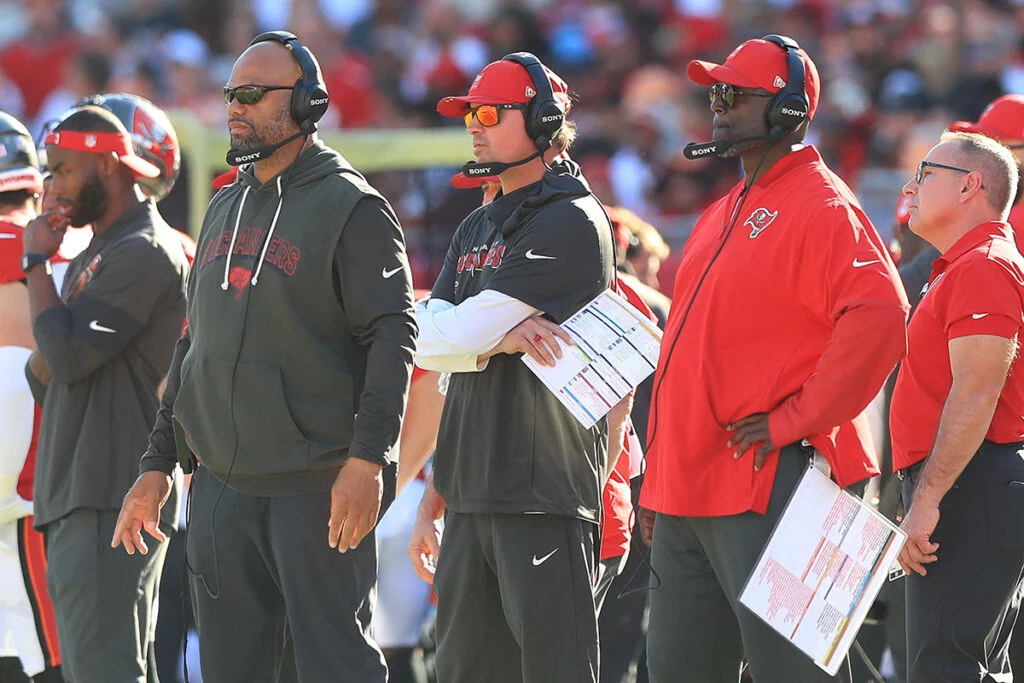 Bucs St Coordinator Thomas Mcgaughey, Oc Josh Grizzard And Hc Todd Bowles